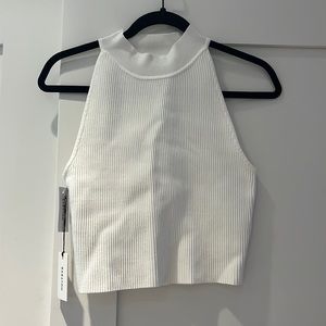 Aritzia Babaton Sculpt Knit Halter Top